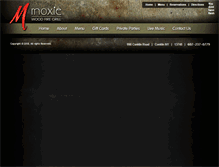 Tablet Screenshot of moxiegrill.com